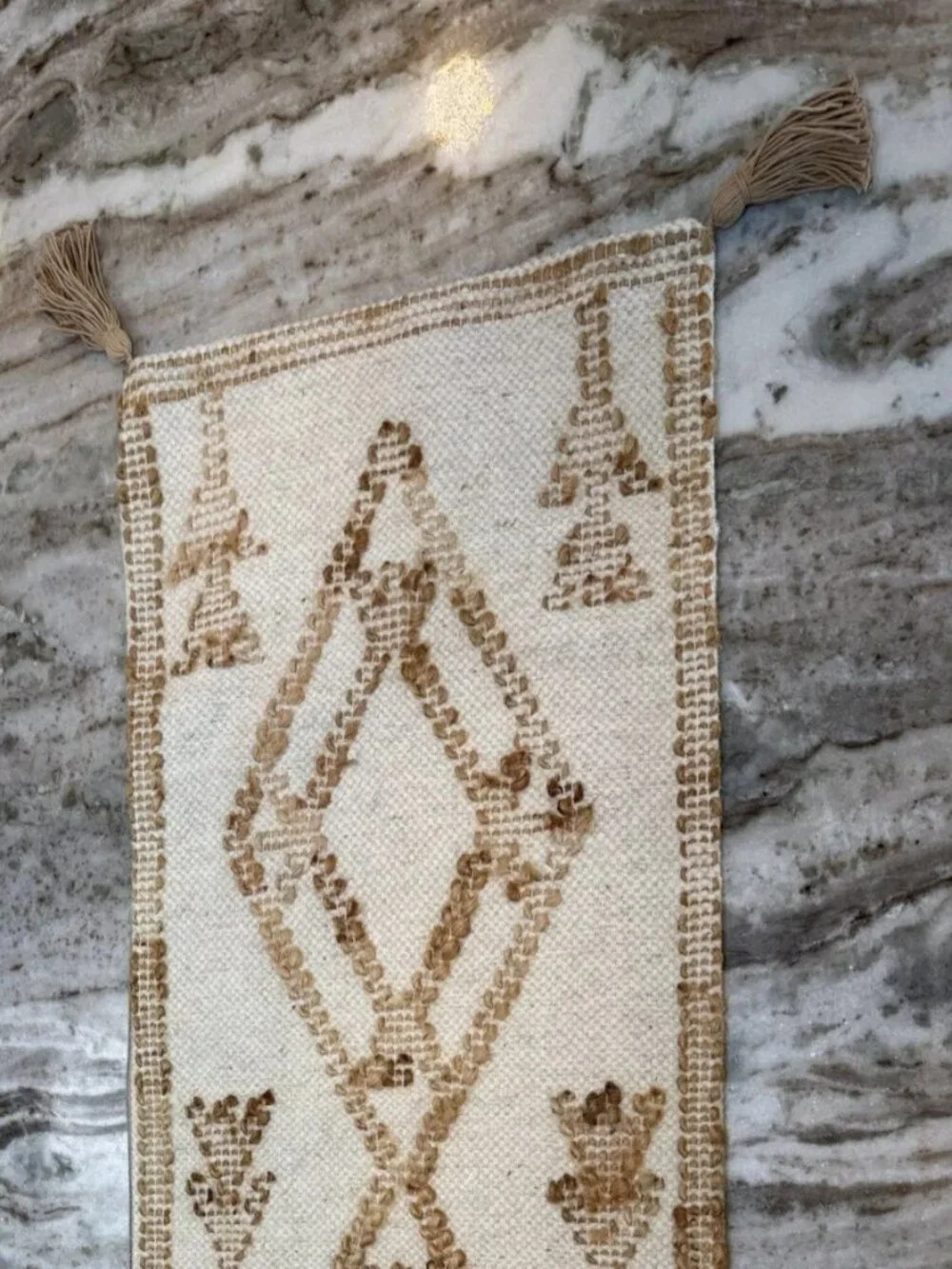 Pottery Barn Villa by Classic Home Catarine Handwoven Lumbar Pillow Cover 16x36